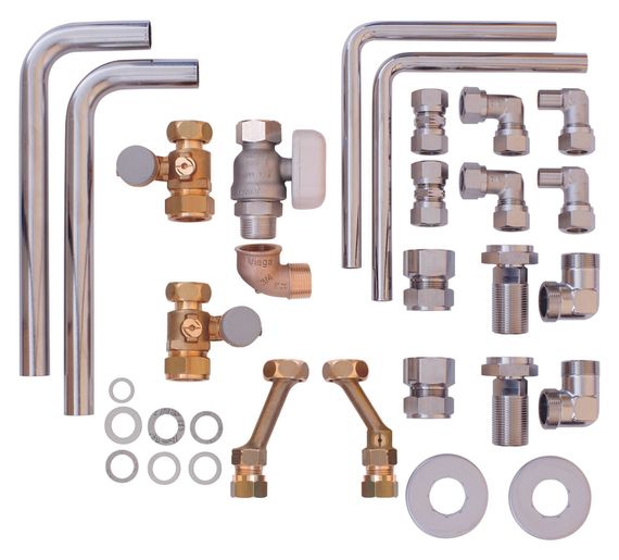 Vaillant VCW/VCI-Installations-Set Austausch Alt-Installation Auf-/Unterputz 0020201901