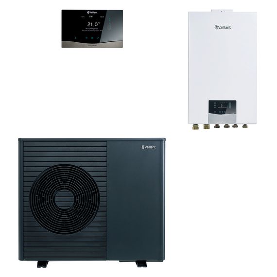 Vaillant Paket 4.3113 aroTHERM plus VWL 75/8.1 A 230V L/W-Wärmepumpe mit VWZ MEH 97/7 8000045515