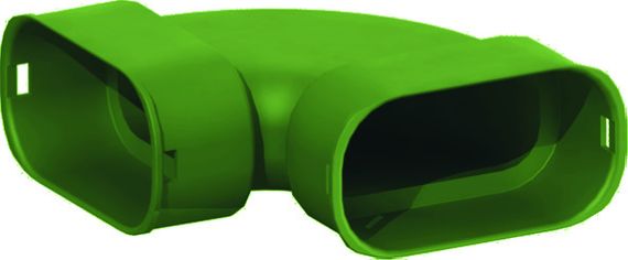 Wolf CWL 90° Bogen für Flachkanal 50x100, waagerecht, verschiedene Farben