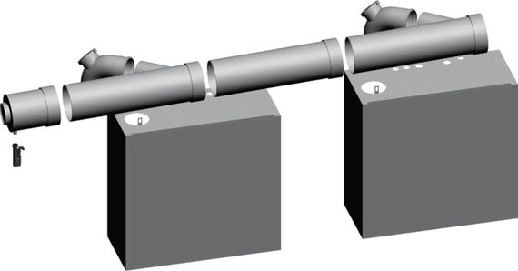 Wolf Grundbausatz MGK-2 Reihe DN200/315, raumluftabhängig, für MGK-2-300, PP 2651306