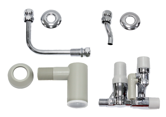 Vaillant Sicherheitsgruppe mit Druckminderer, Rohrgarnitur, Ablauftrichter, Up 0020174067 für Warmwasserspeicher und Trinkwasserinstallationen
