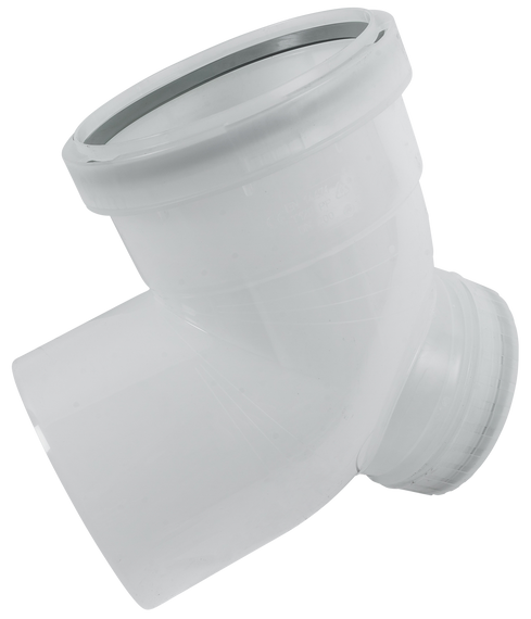 Wolf Revisionsbogen 87°, DN200, aus Polypropylen bis 120°C 2652019