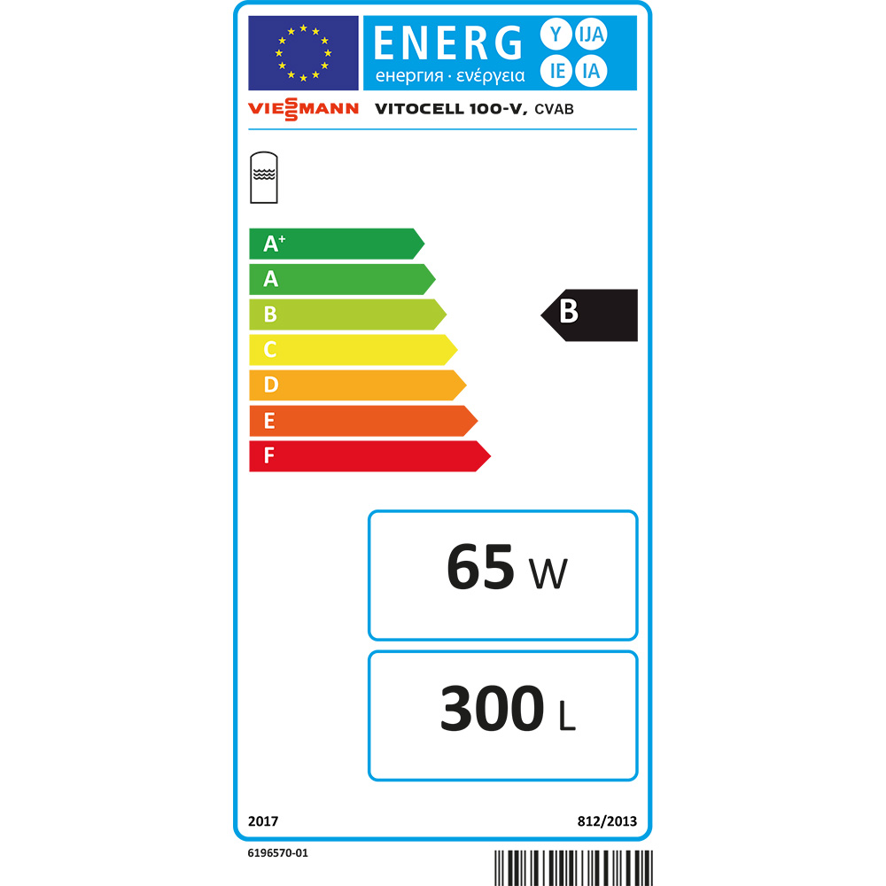 Viessmann Vitocrossal 300 CU3A378 19kW mit 300L Vitocell 100-V und Zubehör
