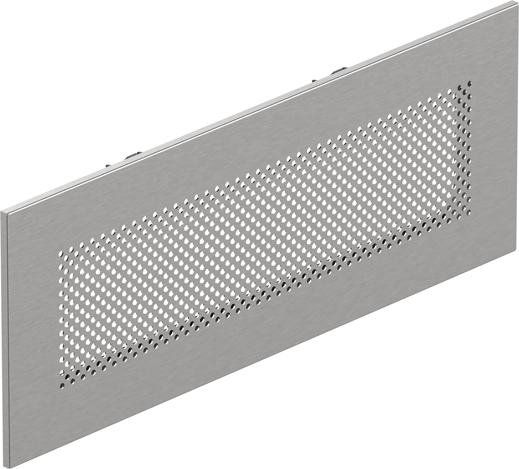 Viessmann Wandgitter rechteckig Loch E, Abmessung: 350 x 135 mm, 7377398, Edelstahl, für Wohnraum- und Gebäudelüftung
