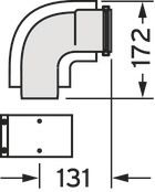 Vaillant Paket 1.49 Luft-/Abgasführung, senkr. Dachdurchf. schwarz, 60/100 PP 0010030861