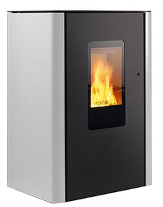 Viessmann Wodtke Pelletofen Jack water+ 8 kW, Glas-Dekor white 7327835