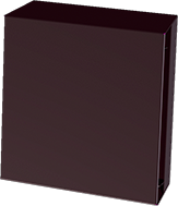 Wolf FWL-PushPull-30 AS, Außenabdeckung Alu-schwarz/anthrazit 2578000