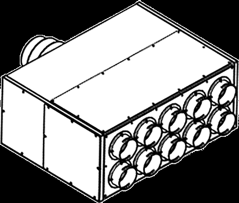 Wolf CWL UniAir Luftverteiler DN125 - 180 premium, silent-white (RAL9016) 2577925