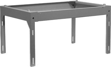 Wolf Montageständer für CWL-2-450/600, Verkehrsweiß, für Wohnraumlüftungsgeräte, korrosionsbeständig, robust, ergonomisch