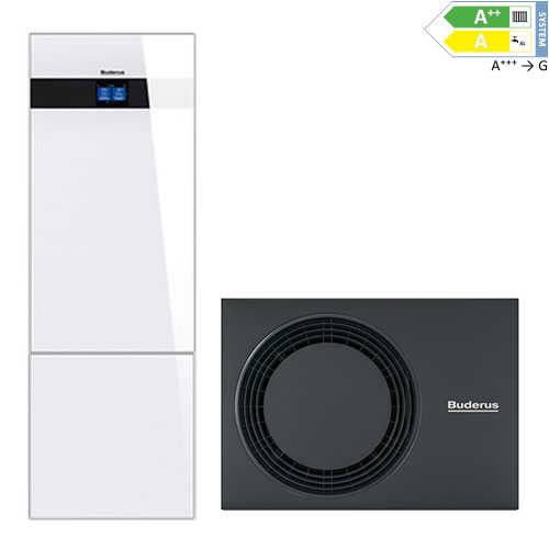 Buderus WLW186i-5 AR T180 W, Luft-Wasser-Wärmepumpe, Funkmodul MX400 7739624126
