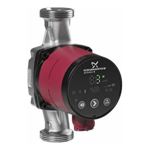 GRUNDFOS Hocheffizienz Umwälzpumpe ALPHA2 25-40 N 180 1x230V G1_1/2 HWM