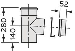 Vaillant Revisionselement Ø 130 PP 0020042764