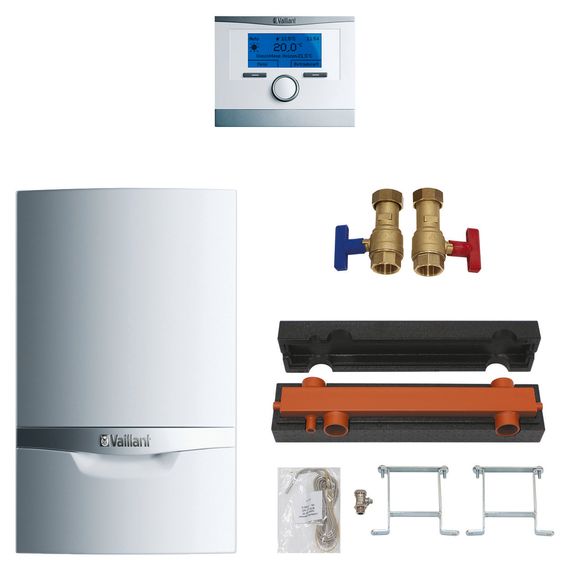 Vaillant Paket 1.153/2 2x ecoTEC plus VC 476/5-5, VRC 700/6, Zubehör, L/LL 0010029707