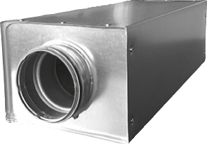 Buderus SDB100 Schalldämpfer, Zu-/Abluft, DN 100, Kastenform, für Lüftungsgerät 7738112479