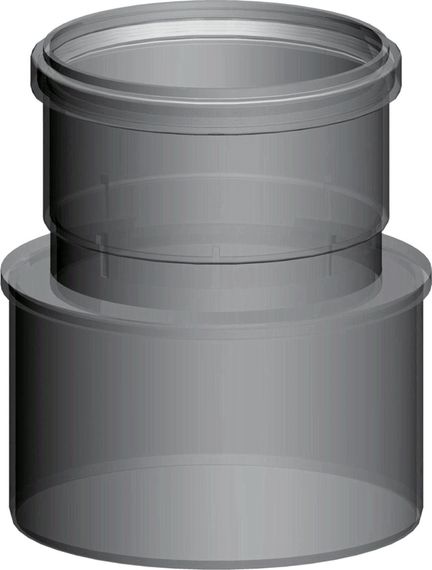 Wolf Reduzierung DN250 auf DN200 aus Polypropylen bis 120°C 2651849