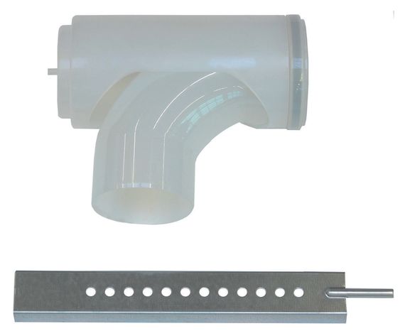Vaillant Stützbogen 87° mit Auflageschiene 350 mm Ø 110 PP 0020106388