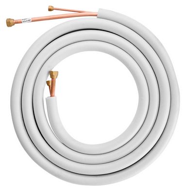 Buderus Kältemittelverbindungsleitung 20 m, Doppelrohr-Paket mit 1/4″ und 3/8″ 7733701501