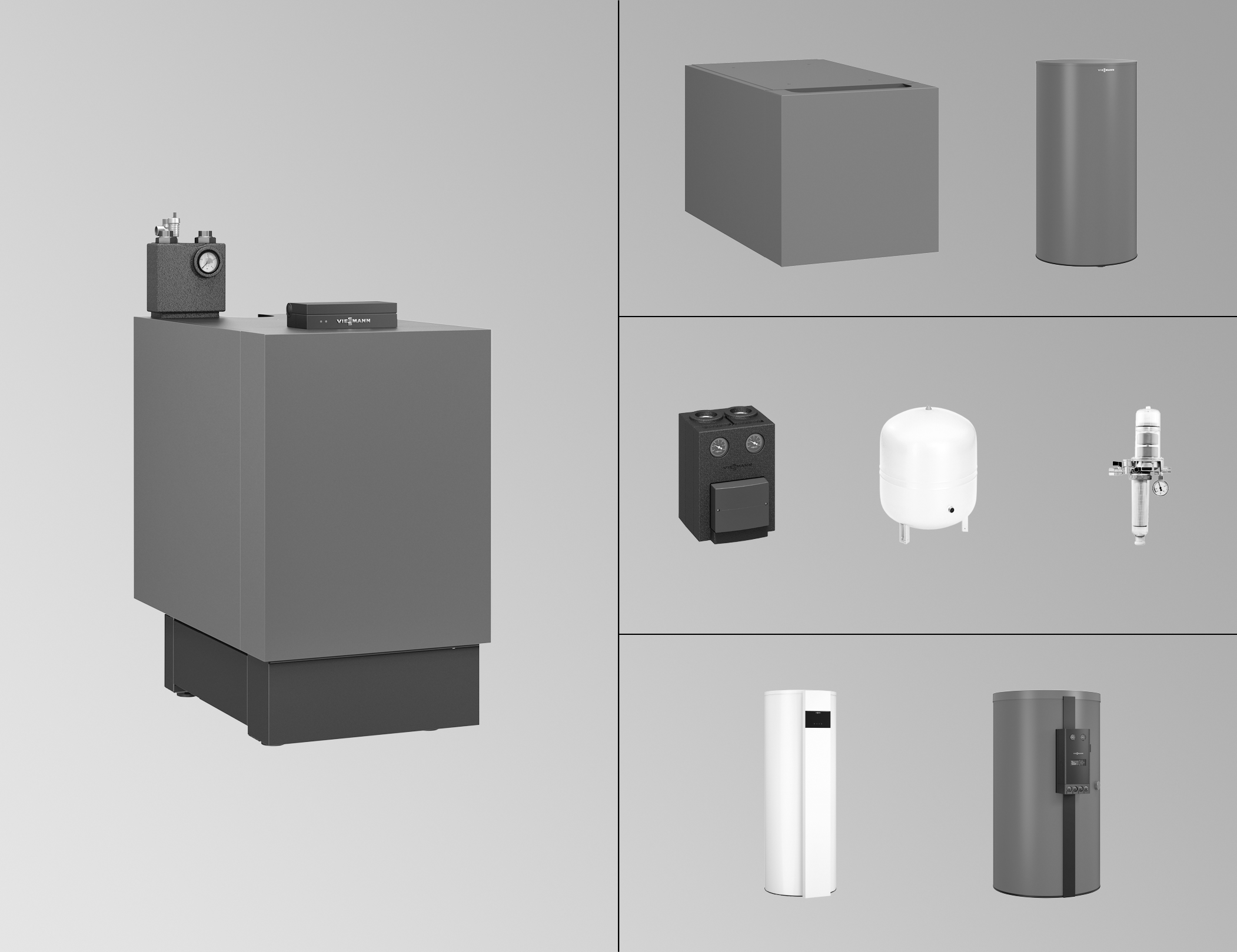 Viessmann Vitoladens 300-C 23,6kW modulierend, Z022404, 160L, 100-H, CHAA Z022404