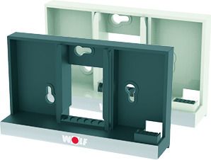 Wolf Wandsockel für Bedienmodul BM-2, weiß 1731442