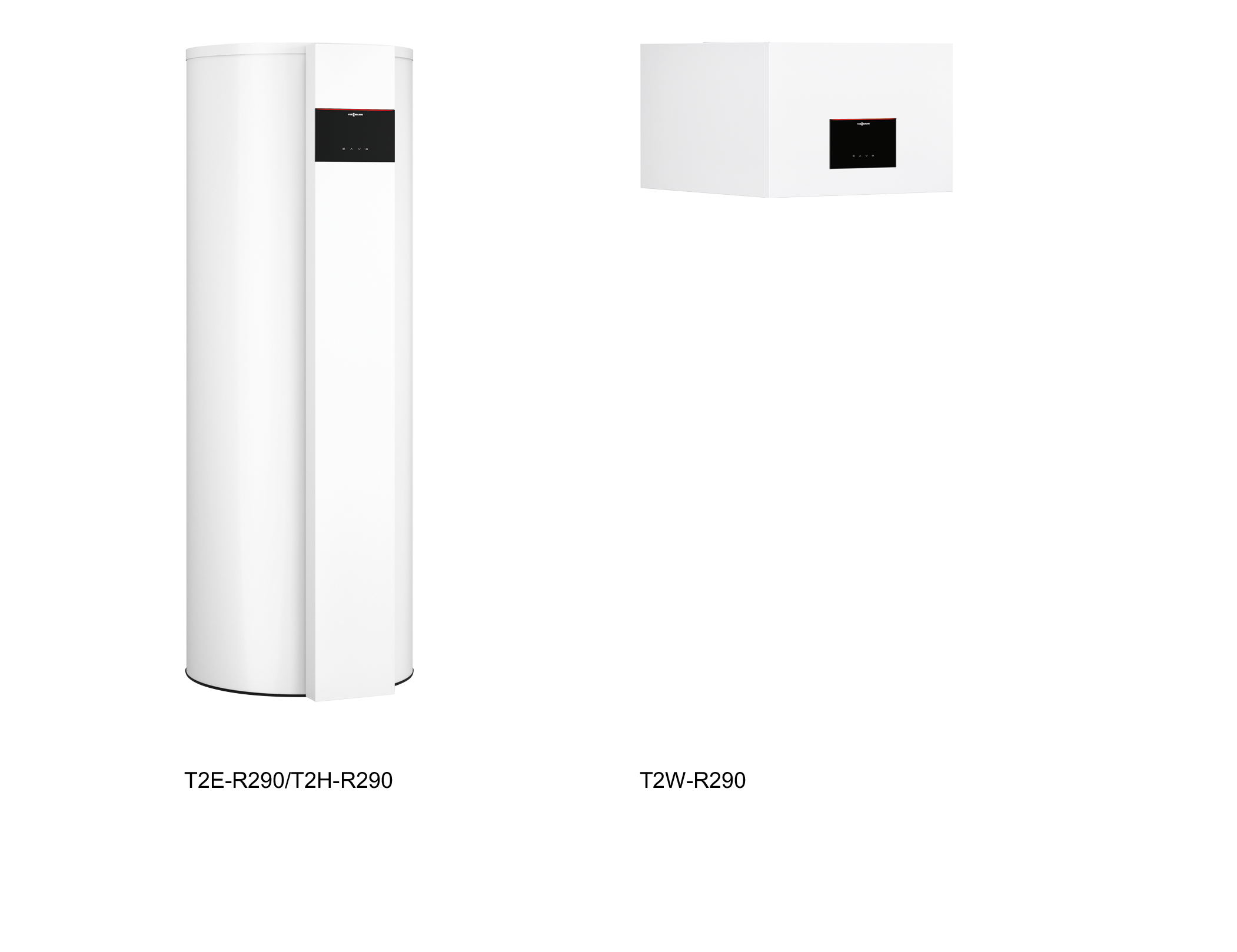 Viessmann Vitocal 262-A Wärmepumpen-System zur Trinkwassererwärmung, T2W-R290, Wandmontage, Vitopearlwhite, Viessmann