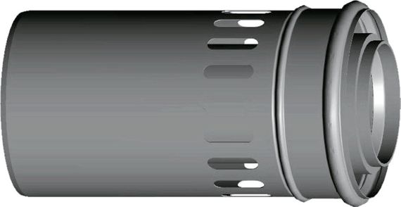 Wolf Luft-/Abgasrohr konzentrisch DN80/125, Länge 250mm, weiß, raumluftabhängig 2651473