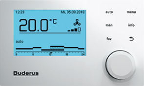 Buderus VC310 Komfort-Bedieneinheit, Lüftungsregelung, Logamatic EMS plus 7738112301