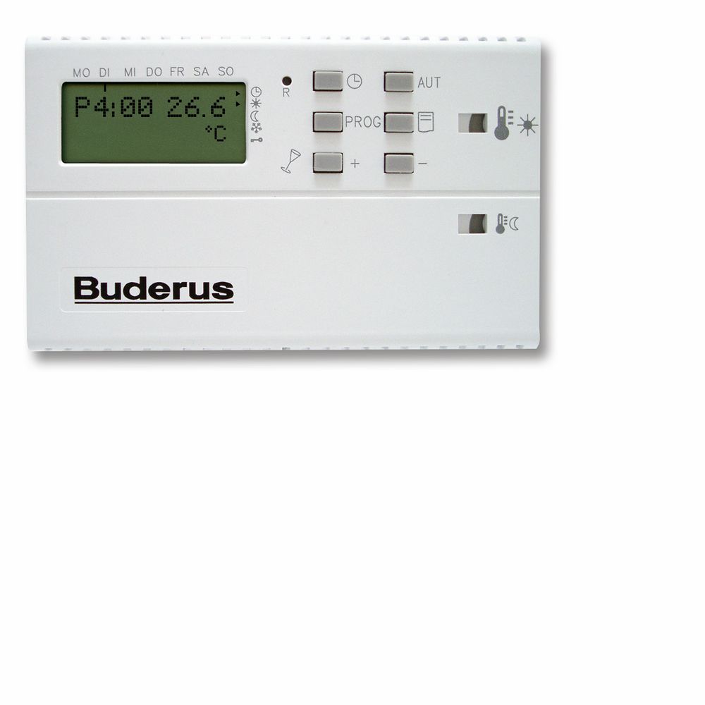 Buderus Digitaler Raumtemperaturregler BERT, 230 VAC / 50 Hz, 83 x 132 x 32 mm 4511180