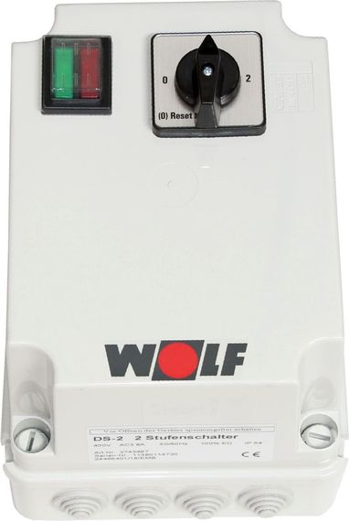 Wolf 2-Stufenschalter DS-2, Motorvollschutzschalter (8A, 400V) 2745467