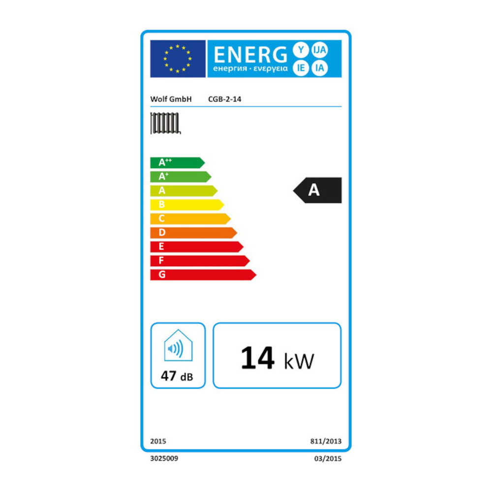 Wolf Gasbrennwert-Heiztherme CGB-2 14 - 24 kW ComfortLine