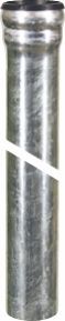 Buderus 2500 mm Entlüftungsrohr mit Muffe, DN 50, verzinkt 80128062
