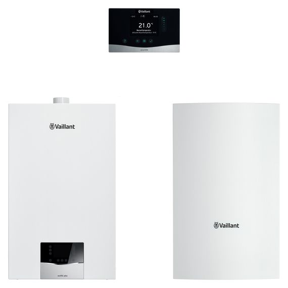 Vaillant Paket 1.761/3 ecoTEC plus VC 15 CS/1-5, uniSTOR VIH Q 75/2 B, VRT 380/2 8000014449