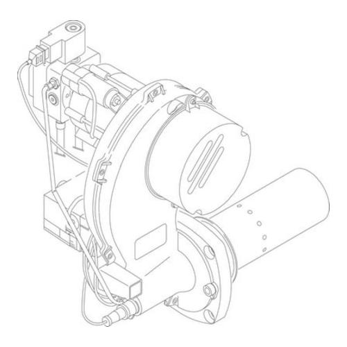 Buderus Logatop Ölbrenner BE 1.2-17 komplett 8718584998