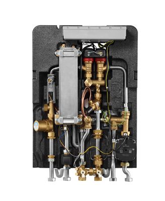 Buderus WS170-50 UME, Logamax kompakt Wohnungsstation, 50 kW, gemischter HK, UP 7735600631