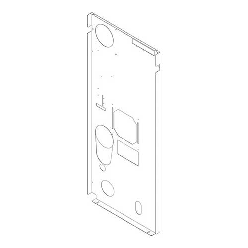 BOSCH Ersatzteil TTNR: 8738804941 Rückwand CLA-1 150 (l) everp