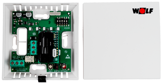 Wolf CWL CO2-Sensor Aufputz, zur Messung des CO2 Gehaltes, 0-10V Analog Signal, für Lüftungsanlagen, von Wolf, 2744854