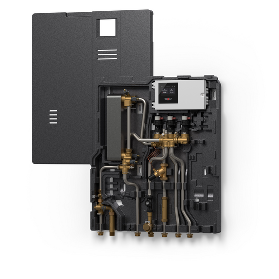 Wolf CAT-2-HT-HP 63 Wohnungsstation, 15 kW, WW 59,65 kW / 21,5 l/min, ohne Dämmhaube 8617047