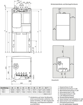 Vaillant auroCOMPACT VSC S 146/4-5 150 Brennwert-Kompaktgerät, L/LL 0010015610