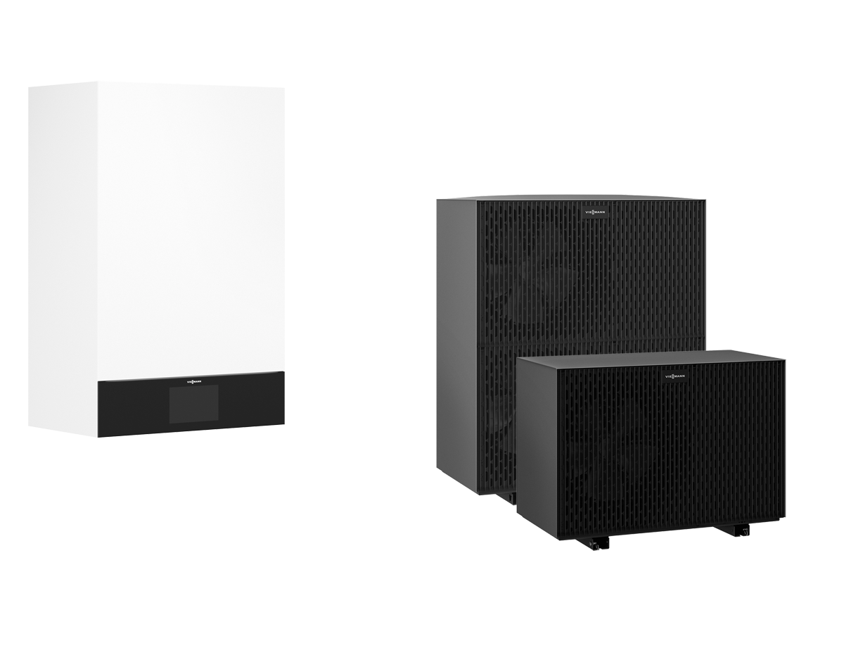 Viessmann Vitocal 250-A Hybrid A08 Luft/Wasser-Wärmepumpe, Monoblock, 8 kW, 230 V, AF, LAN-Modul Z032556