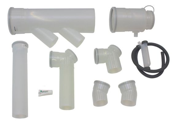 Vaillant Basis-Anschluss-Set S.3 für 2 Geräte, 2er Kaskade Rücken/Rücken Ø250 PP 0020106555