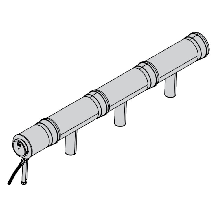 Viessmann Abgaskaskade Dreikesselanlage DN160 aus Kunststoff (PPs) ZK00678 ZK00678