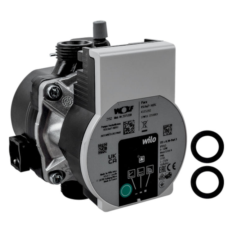 WOLF Heizkreispumpe Para RSL Ku/7-50 SC-12, für CGB/CGW/CGS-24 kW