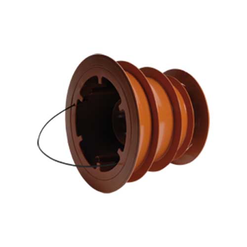 Viessmann Haube Dachdurchführung D=80/125 rot