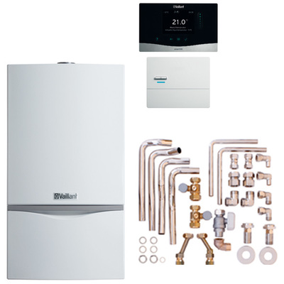 Vaillant Paket 6.223/2 atmoTEC exclusive VC 104/4-7A, sensoHome VRT 380f/2, L/LL 0010046403