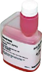 Buderus Pufferlösung pH 4, 250 ml, rot, für Labor und Serviceeinsätze