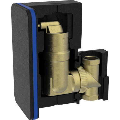 Buderus Logafix Luftabscheider 28mm mit Klemmringverschraubung & Isolierung 7738330194