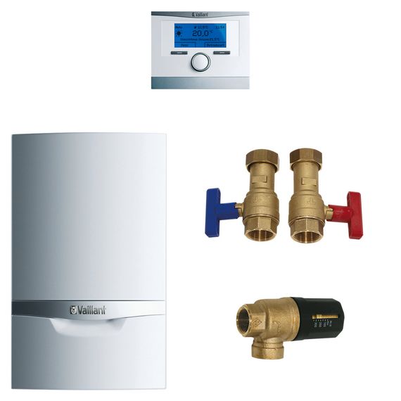 Vaillant Paket 1.137/2 ecoTEC plus VC 406/5-5, VRC 700/6, Installations-Set L/LL 0010029697