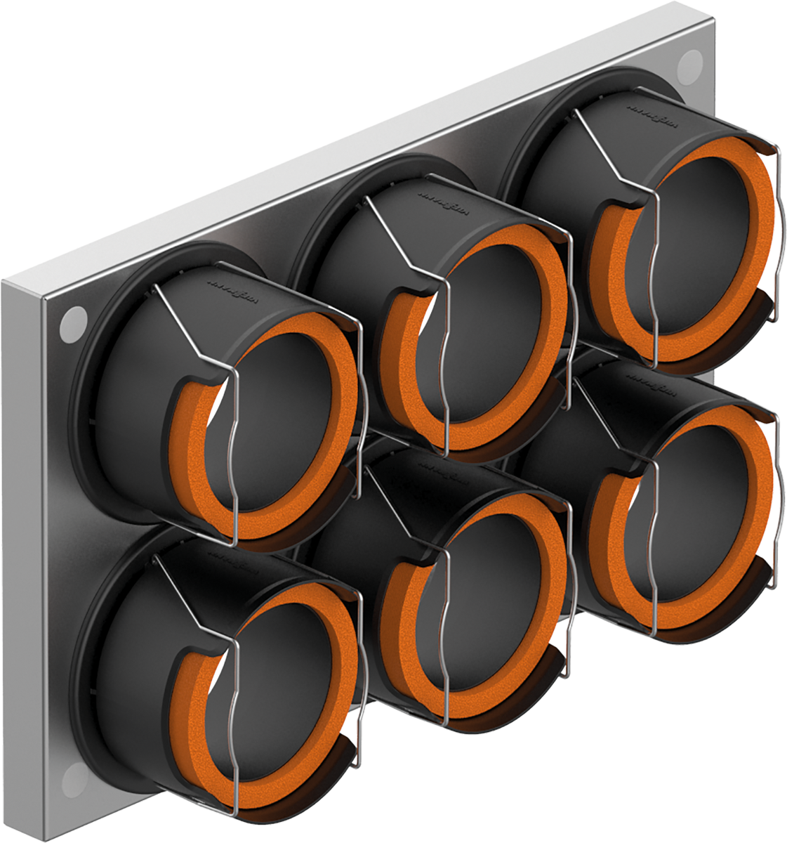 Viessmann Anschlussplatte 6-fach R90 S, (BxHxT) 360 x 227 x 83mm, 7377374 