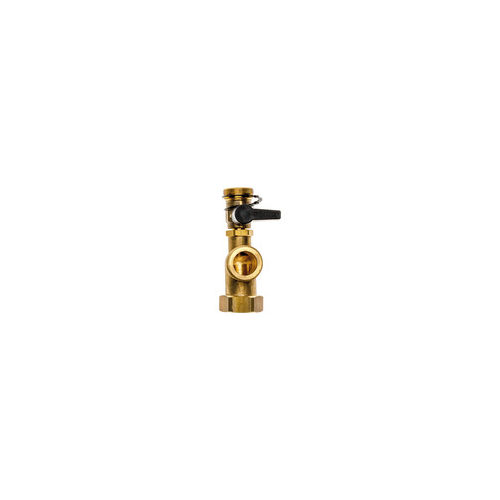 Brötje Winkel 1" mit 3/8" KFE Kugelhahn MS 587419