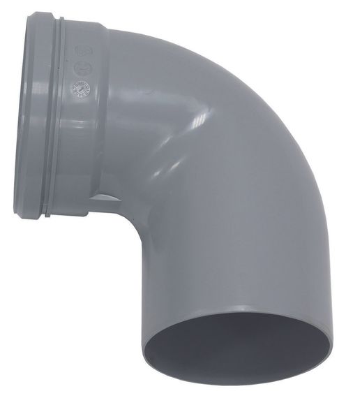 Vaillant Bogen 87° Ø 130 PP 0020042765, Polypropylen-Formstück für starre Abgasleitungen DN 130, korrosionsbeständig und langlebig