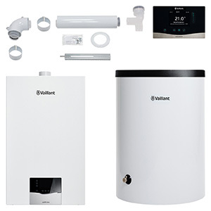 Vaillant Paket 1.15/2 ecoTEC plus VC 15 CS/1-5, VRC 720/3, VIH R 120,LAS flexibel 8000016623